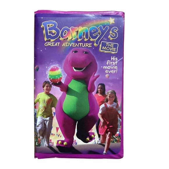 Barney’s Great Adventure Movie VHS Video Tape Sing Along VTG Clamshell Case - Picture 1 of 6